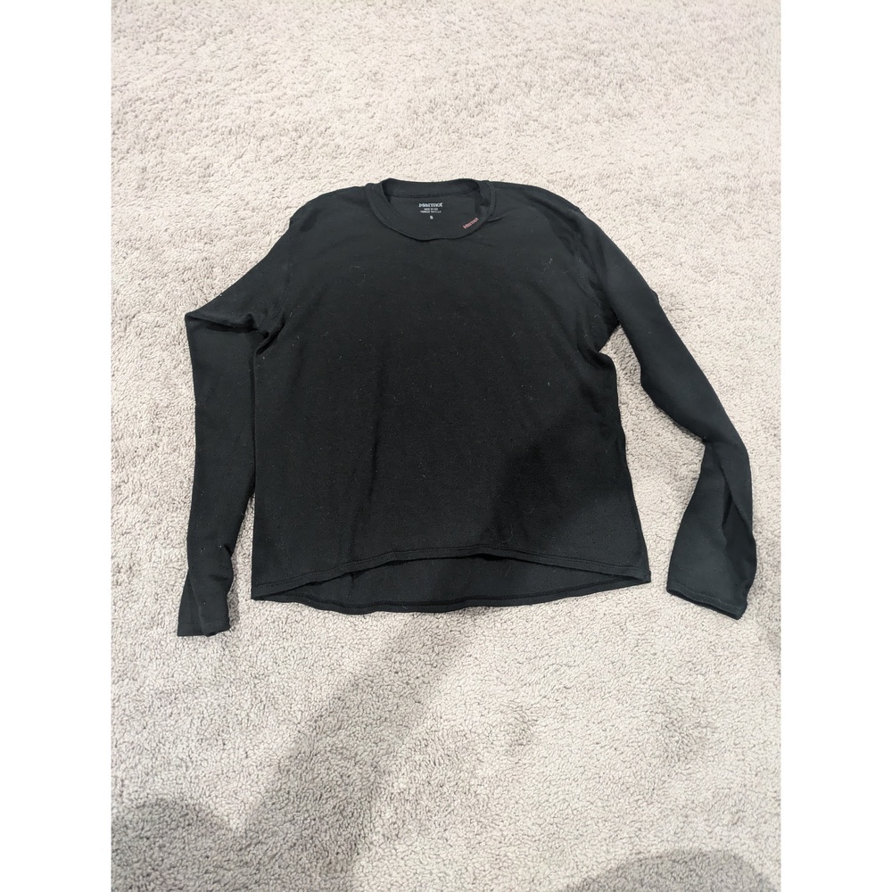 Marmot Black Base‎ Layer Size Small CoolMax
